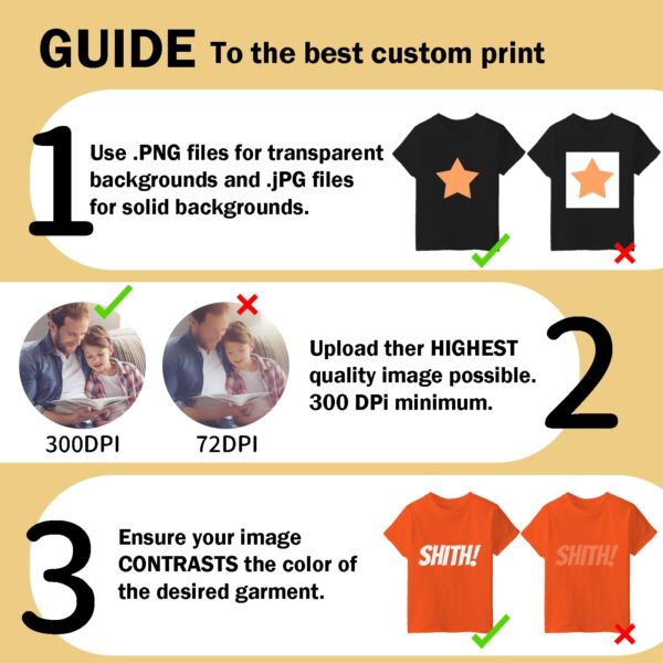 Custom T Shirts for Men Woman，Custom T Shirts Design Your Own，Personalized T Shirts Customized Tee Gifts Add Photo Logo Text - Image 6